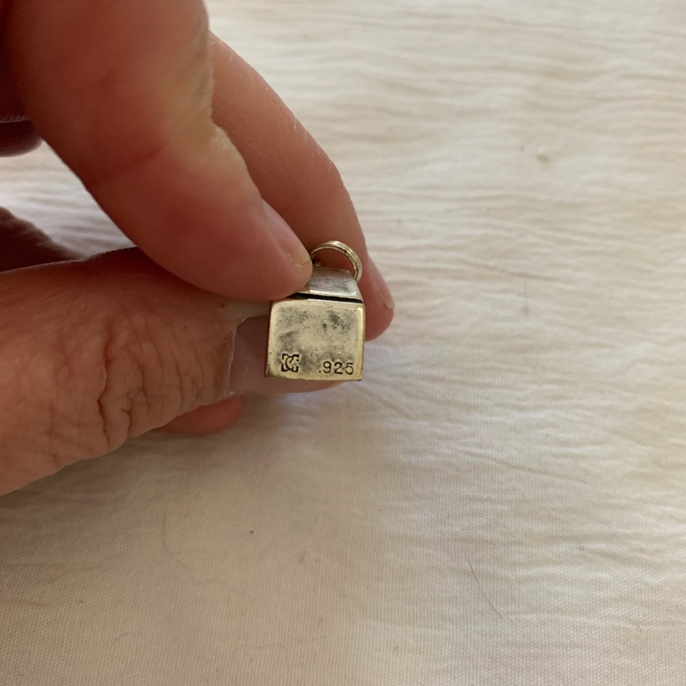 Cellini Sterling Silver Laptop Charm 925 - Picture 5 of 5